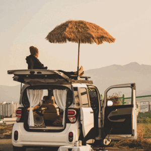 레이빌라 캠핑 파라솔 라탄 밀짚 비치 까페